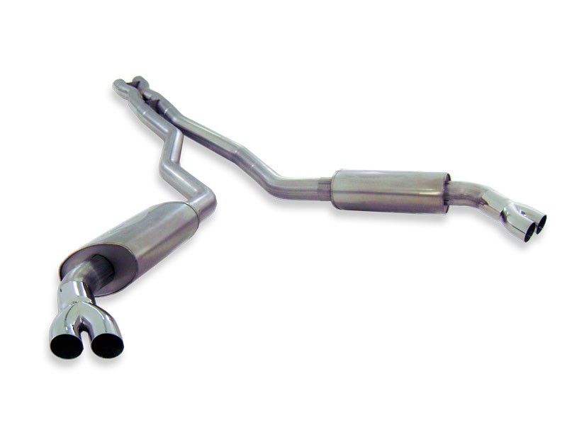 2010-2013 Camaro SS Stainless Works 3" Dual S-Tube Catback Exhaust System w/Xpipe - For Factory Ground Effects Kit (SW Headers)