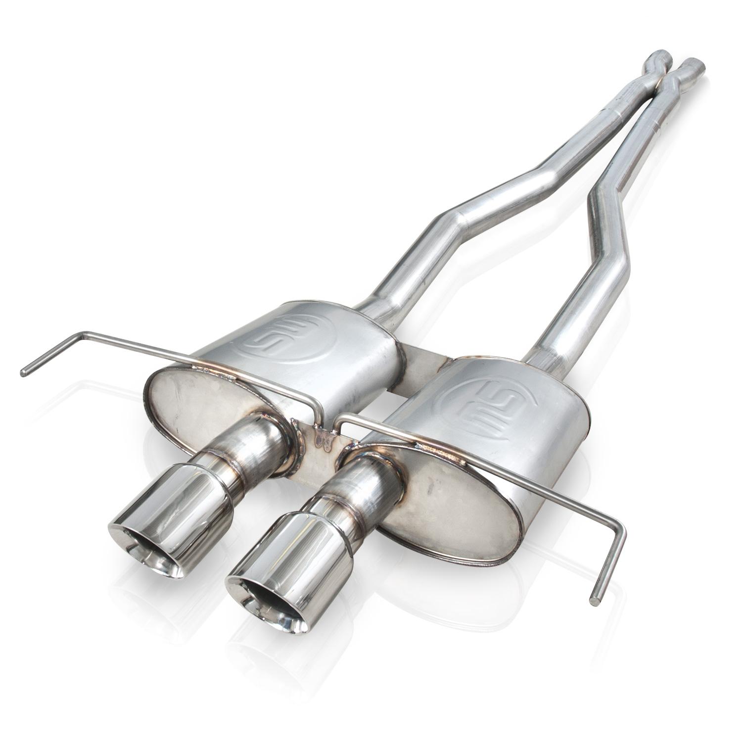 2011+ Cadillac CTS-V Coupe Stainless Works 3" Dual Turbo Exhaust System (Use w/Stainless Works Headers)
