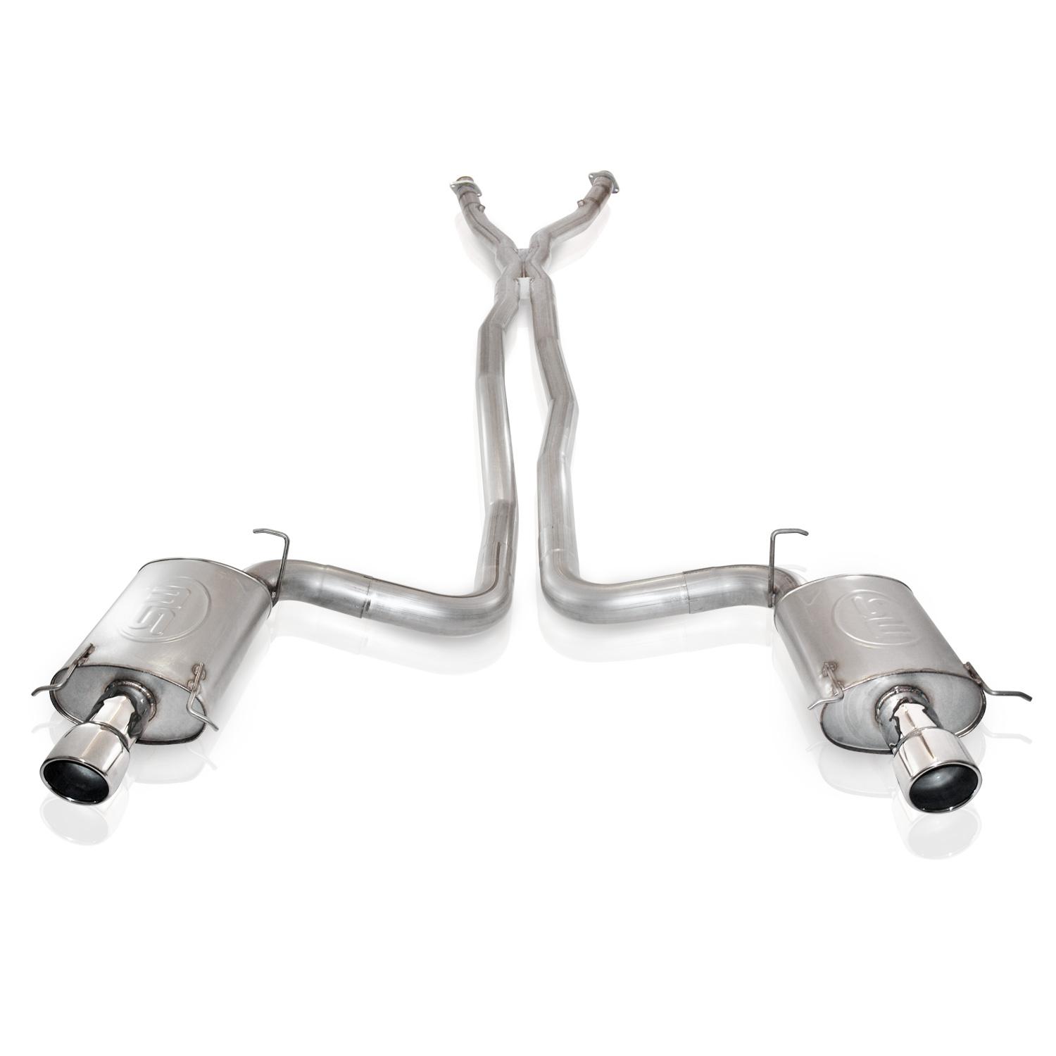 2004-2007 Cadillac CTS-V Stainless Works Catback Exhaust System w/HighFlow Cats Xpipe (For Factory Connection)