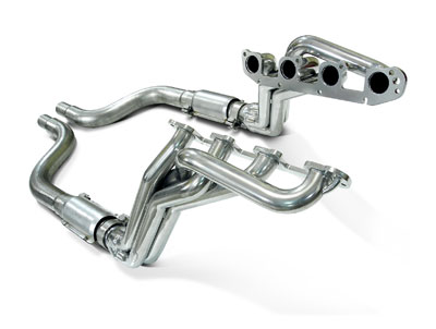 2008+ Dodge Challenger 5.7L SLP Performance 1 3/4" Long Tube Headers w/High Flow Cats (Use w/Stock Exhaust)