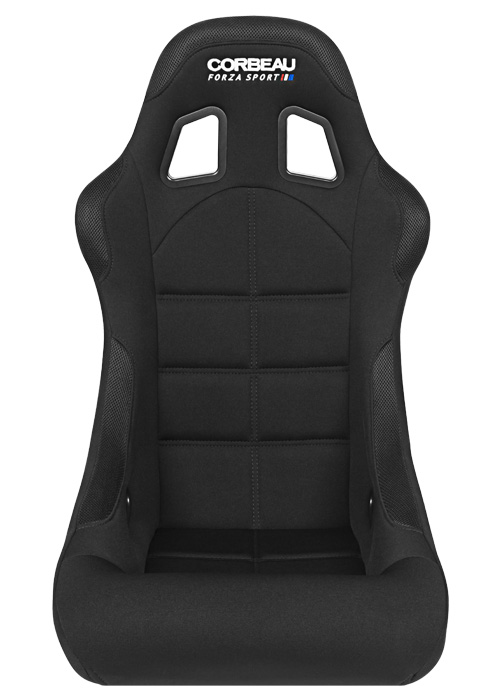Corbeau Forza Sport Seats - Black Cloth