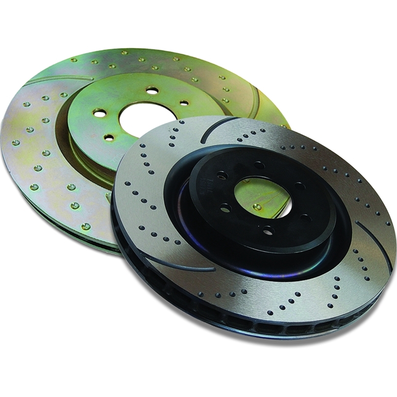 2004-07 Cadillac CTS-V EBC Dimpled and Slotted Sport Rotors (Rear Pair)