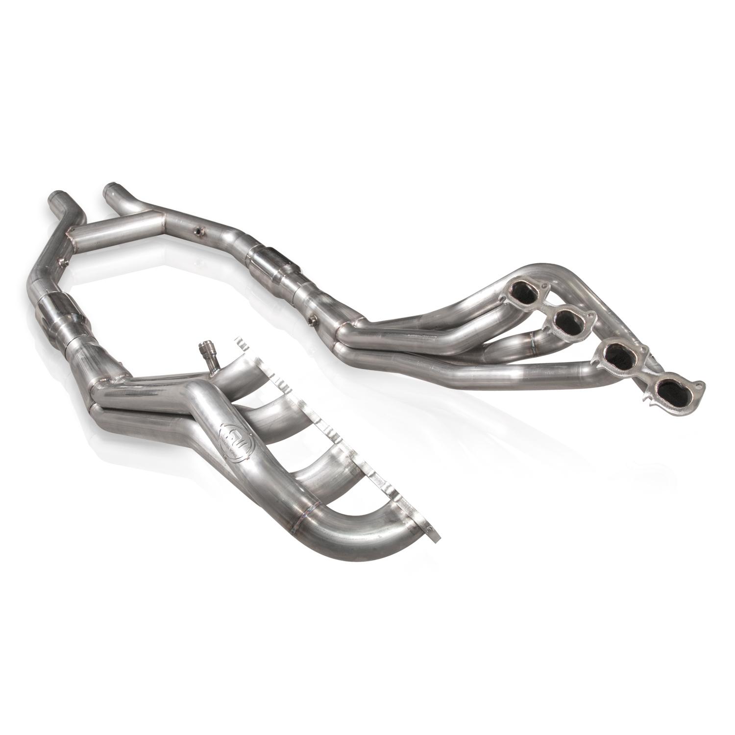 2011+ Ford Mustang GT500 Stainless Works 1 7/8" Long Tube Headers w/3" Collectors 3" Lead Pipes & Catted Hpipe