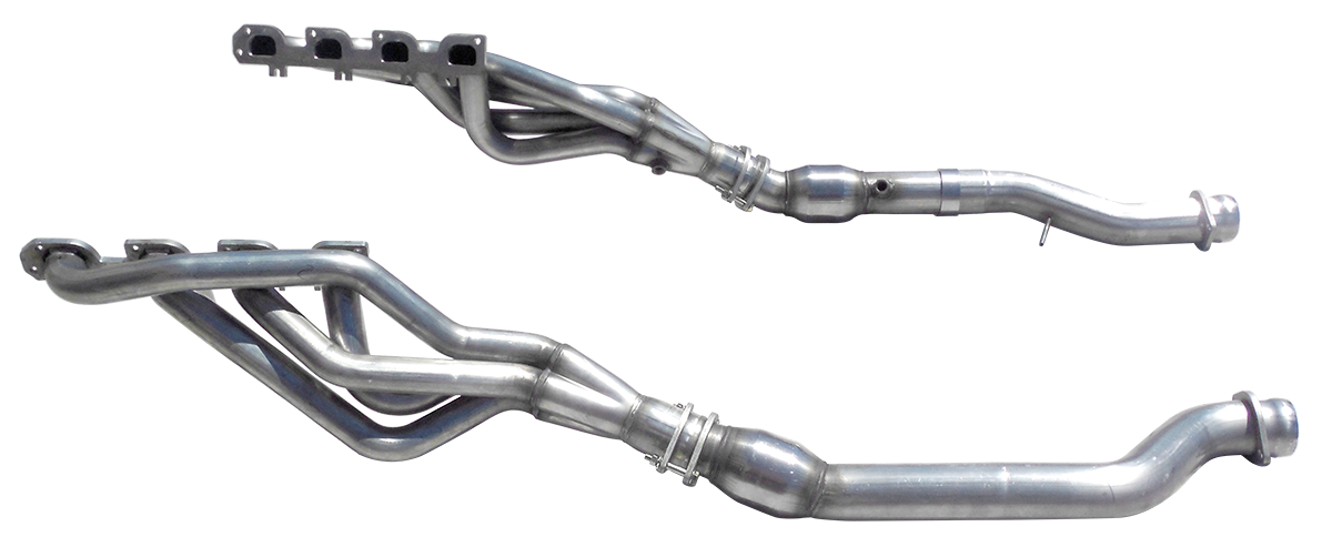 2012+ Jeep SRT8 6.4L American Racing Headers 1 3/4" x 3" Long Tube Headers w/3" Catted Connection Pipes