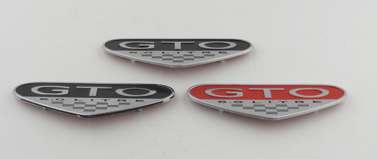 2005-2006 Pontiac GTO Performance Years 6.0 Litre Fender Emblem - Red
