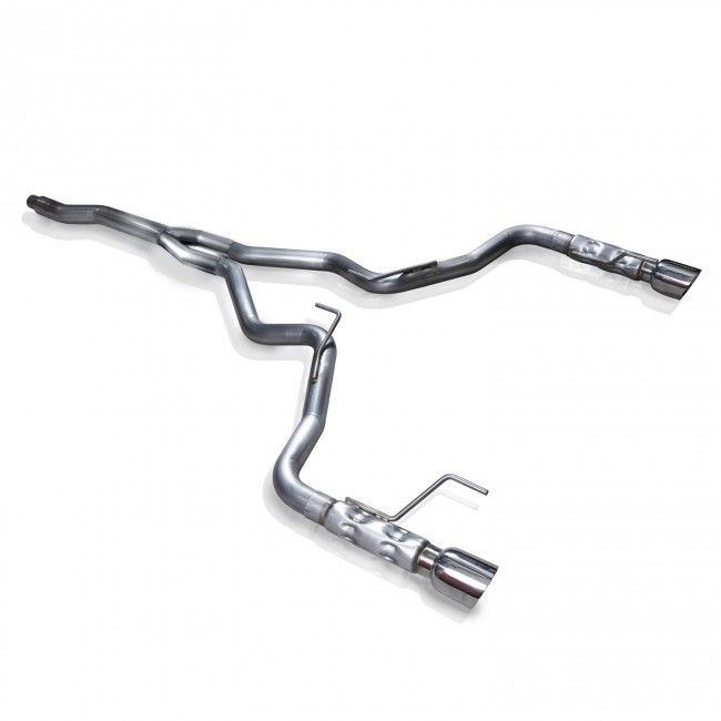 2015+ Ford Mustang 2.3L L4 Stainless Works 2.5" Chambered Catback Exhaust System - Factory Connection