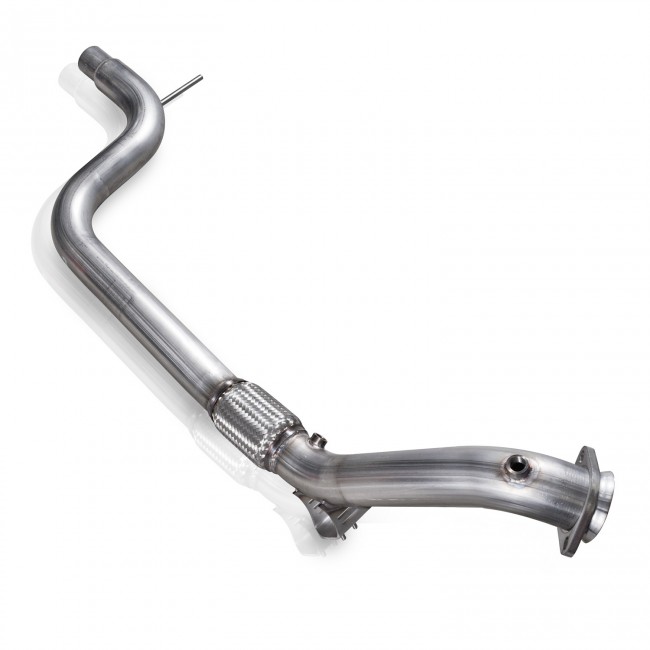 2015+ Ford Mustang 2.3L L4 Stainless Works 3" Off-Road Downpipe - Factory Connection