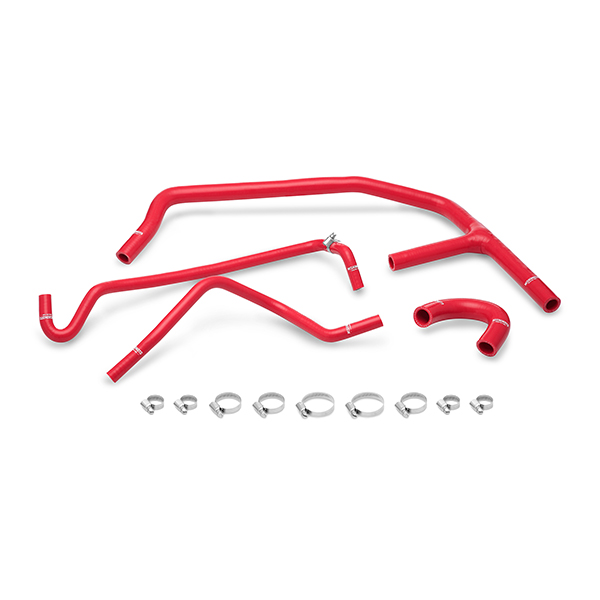 2015+ Ford Mustang 2.3L I4 Mishimoto Silicone Ancillary Hose Kit - Red