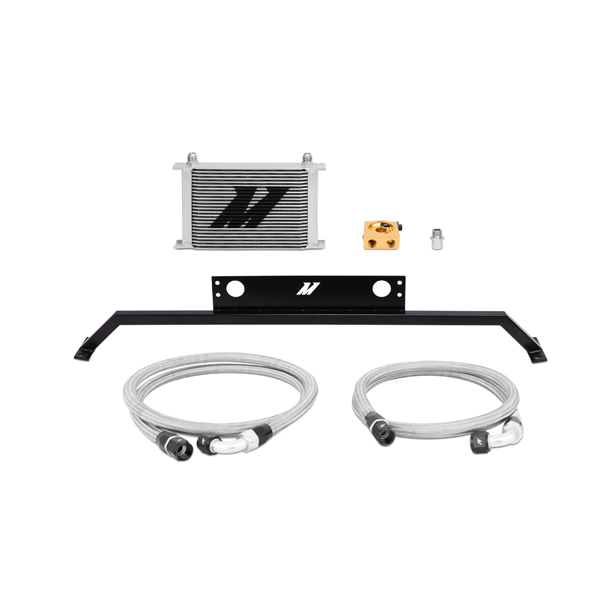 2011-2014 Ford Mustang 5.0L Mishimoto Performance Oil Cooler Kit - Silver