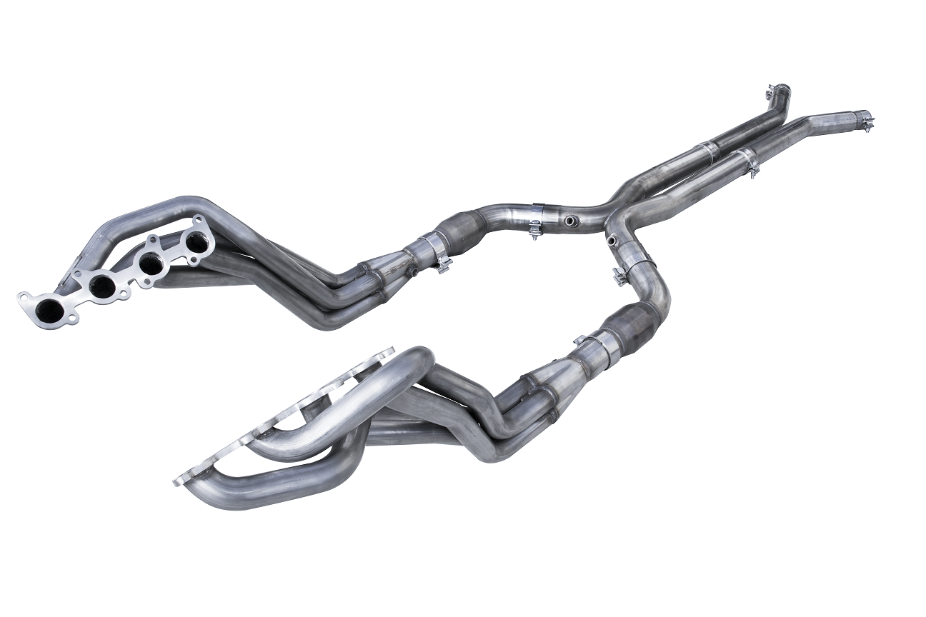 2015+ Ford Mustang GT 5.0L American Racing Headers 2" x 3" Long Tube Headers w/3" Offroad Xpipe
