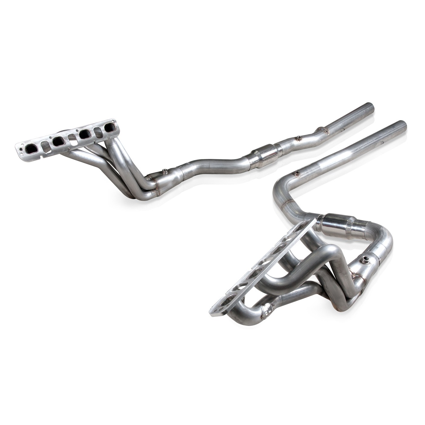 2008-2019 Dodge Ram Stainless Works 1 7/8" Stainless Long Tube Headers w/Cats & Performance Connection