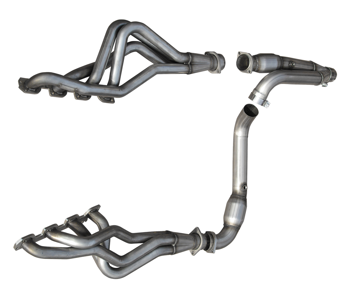 2006-2008 Dodge Ram 1500 American Racing Headers 1 3/4" x 3" Long Tube Headers w/3" Ypipe, No Cats & Pure Thunder Exhaust System