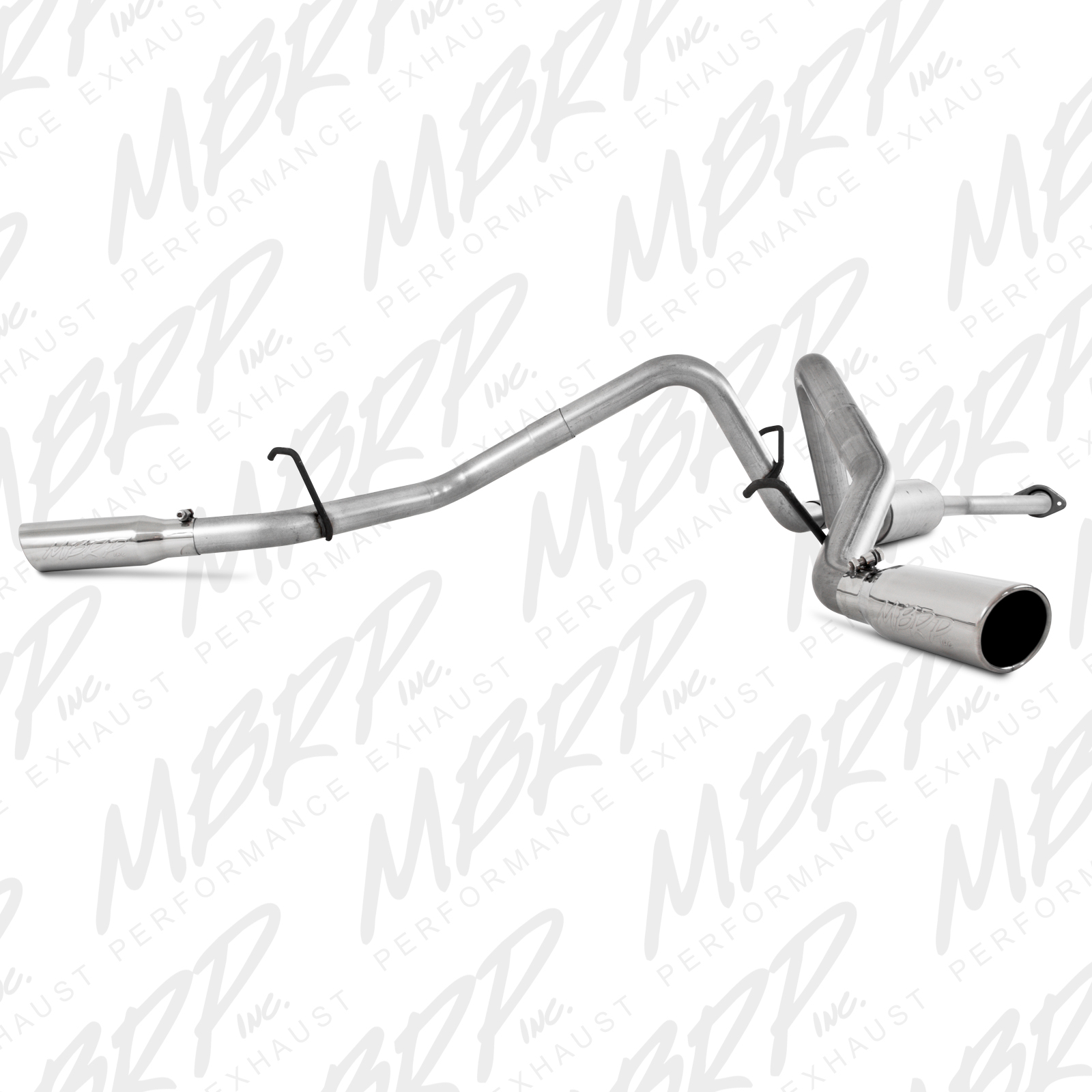 2003-2007 Chevy/GMC 1500 MBRP Performance Aluminum Catback Exhaust System w/Dual Split Side Exit Polished Tips