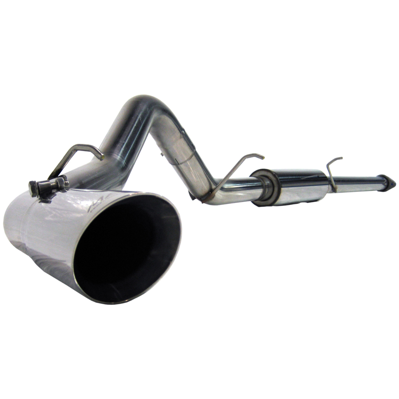 2007-2008 Chevy/GMC 1500 MBRP Performance 304 Stainless Steel Catback Exhaust System w/Single Side Exit Polished Tip - EC/CC