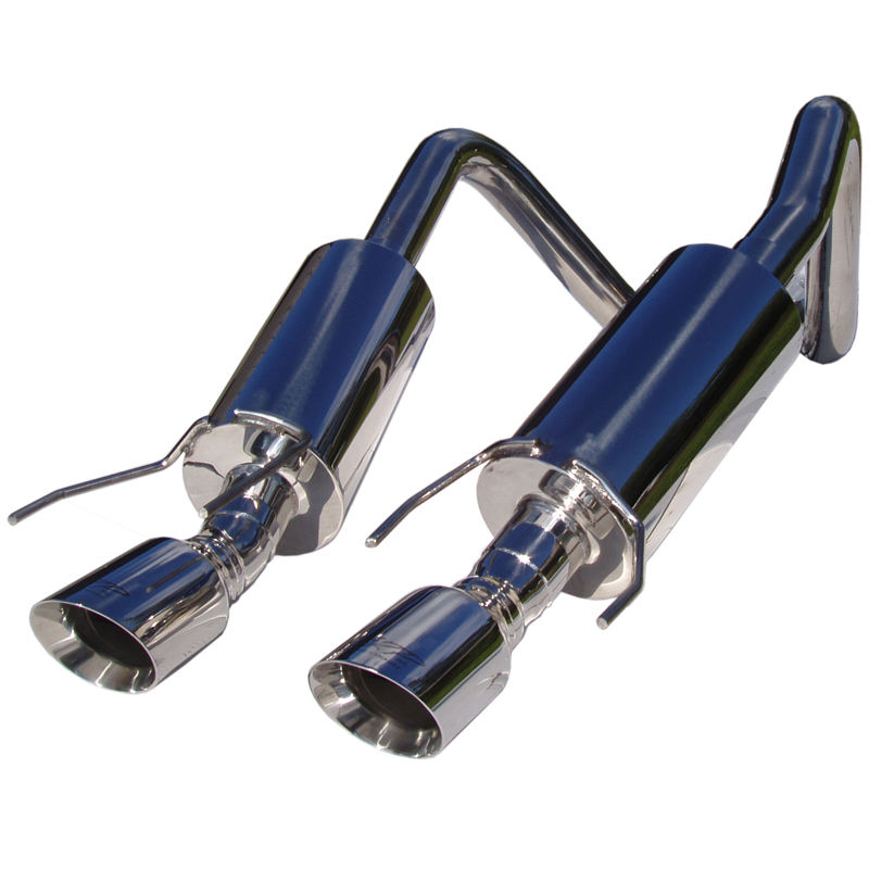 2005-2008 C6 Corvette MBRP Performance Pro Series Axle Back Exhaust System w/4" Round Dual Tips