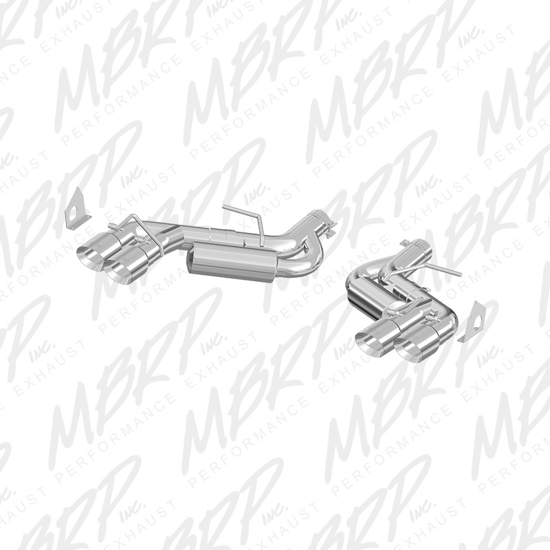 2016+ Camaro MBRP Performance 3" Dual Catback Exhaust System w/4" Dual Quad Polished Tips