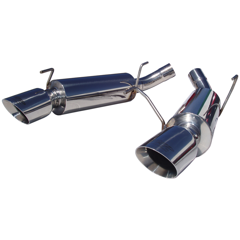 2005-2010 Ford Mustang GT MBRP Performance Pro Series Dual Mufflers Axle Back Exhaust System