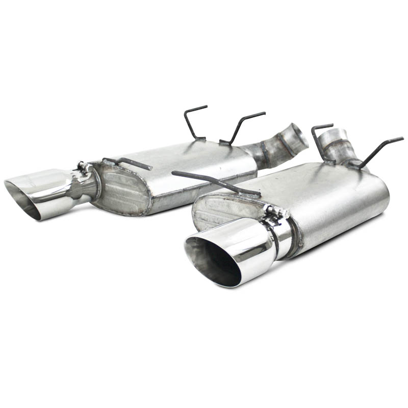 2011+ Ford Mustang GT 5.0L V8 MBRP Performance 3" Dual Muffler Axleback Exhaust - Aluminized Steel