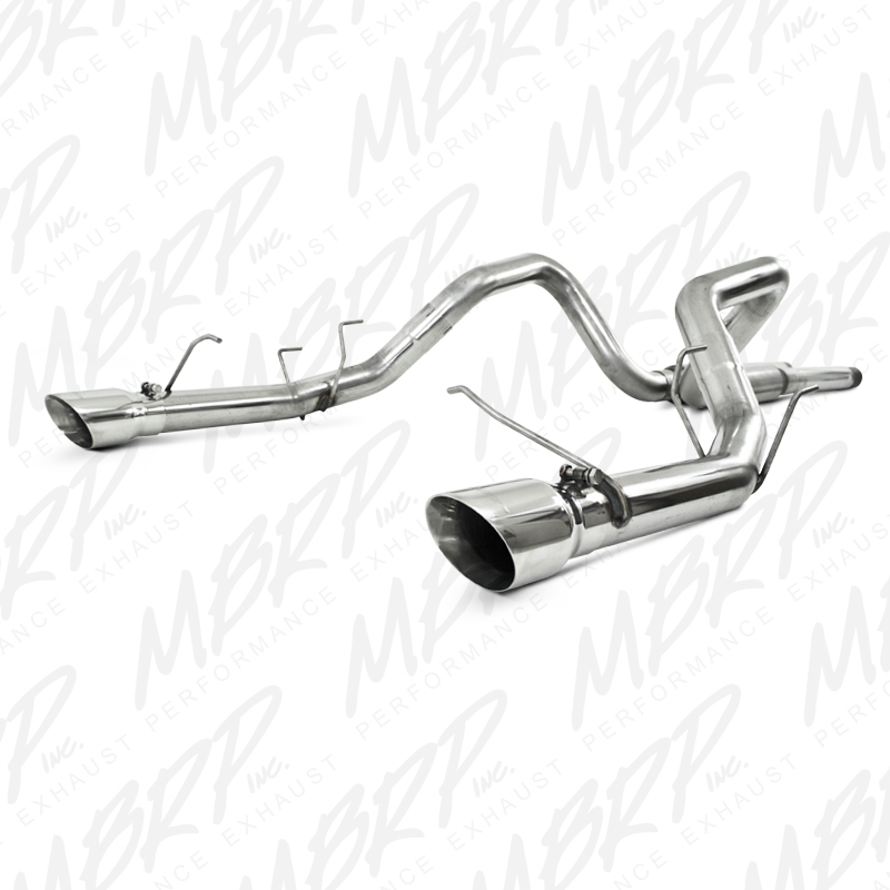2011+ Ford Mustang GT 5.0L V8 MBRP Performance Race Version Exhaust System - Stainless Steel