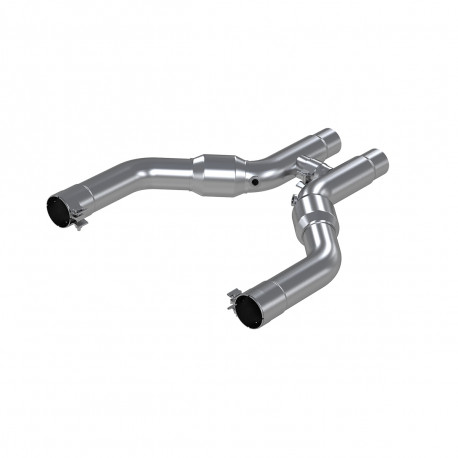 2011-2013 Ford Mustang GT MBRP 3" Catted H-Pipe - T409 Stainless