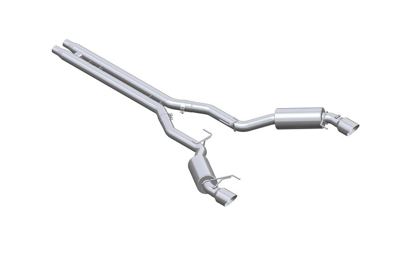 2015+ Ford Mustang GT 5.0L MBRP Performance 3" Stainless Dual Split Street Version Catback Exhaust System