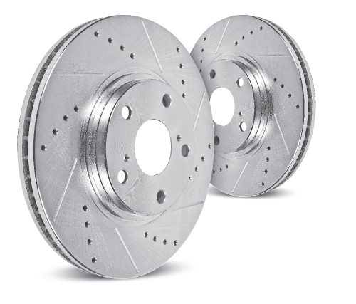 2010-2013 C6 Corvette Hawk Performance Sector 27 Rotors - Front (Magnetic Ride F55 or Upgraded Brakes)