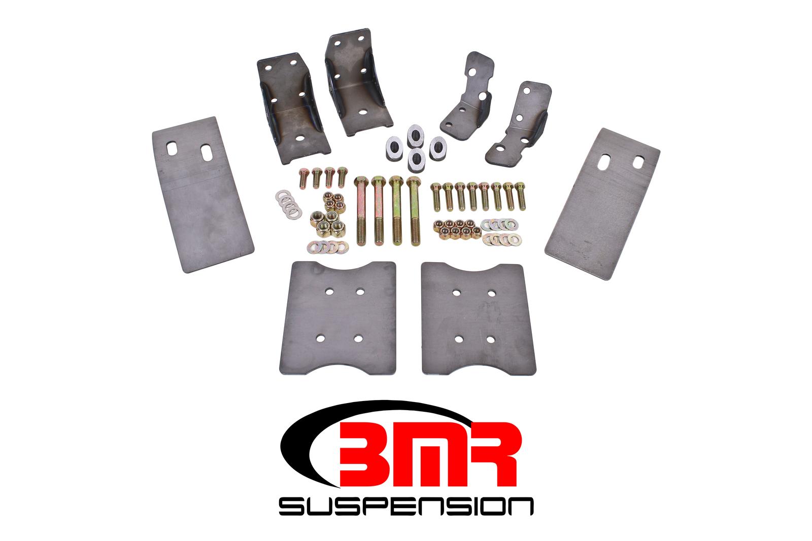 1979-2004 Ford Mustang BMR Suspension Plate Style Torque Box Reinforcement Plate Kit - Upper & Lower