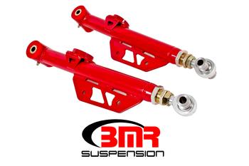 1979-1998 Ford Mustang BMR Suspension On Car Adjustable Lower Control Arms - DOM - Poly/rod End