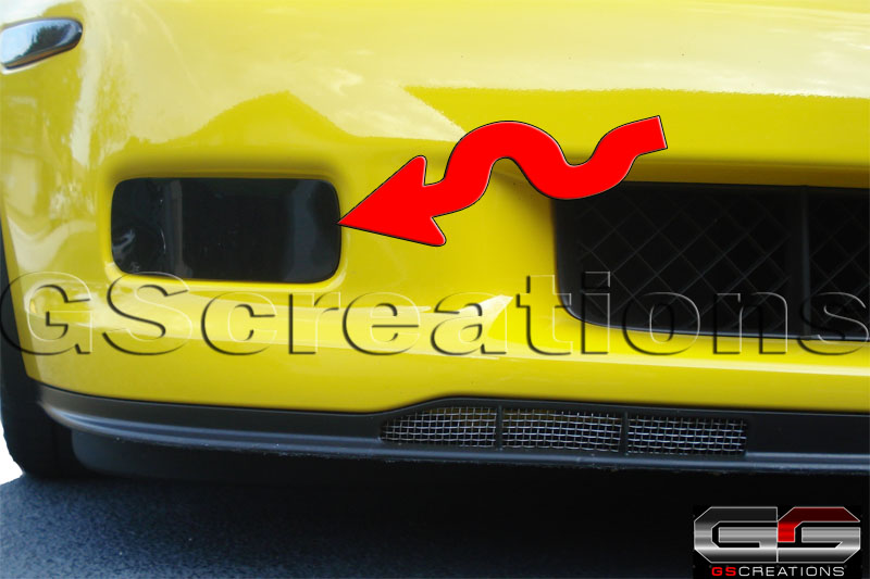 2006+ Corvette ZO6/ZR1/Grand Sport Fog Light Blackout Kit