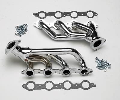03-05 Hummer Gibson Shorty Headers (Nickel chrome plated)