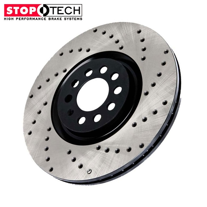 2005-2009 C6 Corvette Z51 Stoptech Drilled Rotors - Front Right