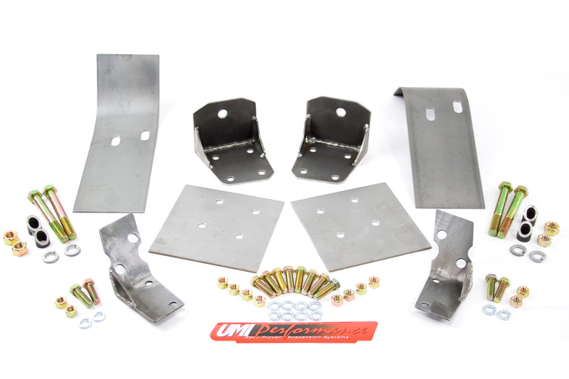 94-04 Ford Mustang UMI Performance Upper and Lower Control Arm Reinforcements - Complete Kit