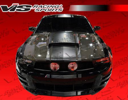 2010+ Ford Mustang Wings West Stalker Carbon Fiber Hood