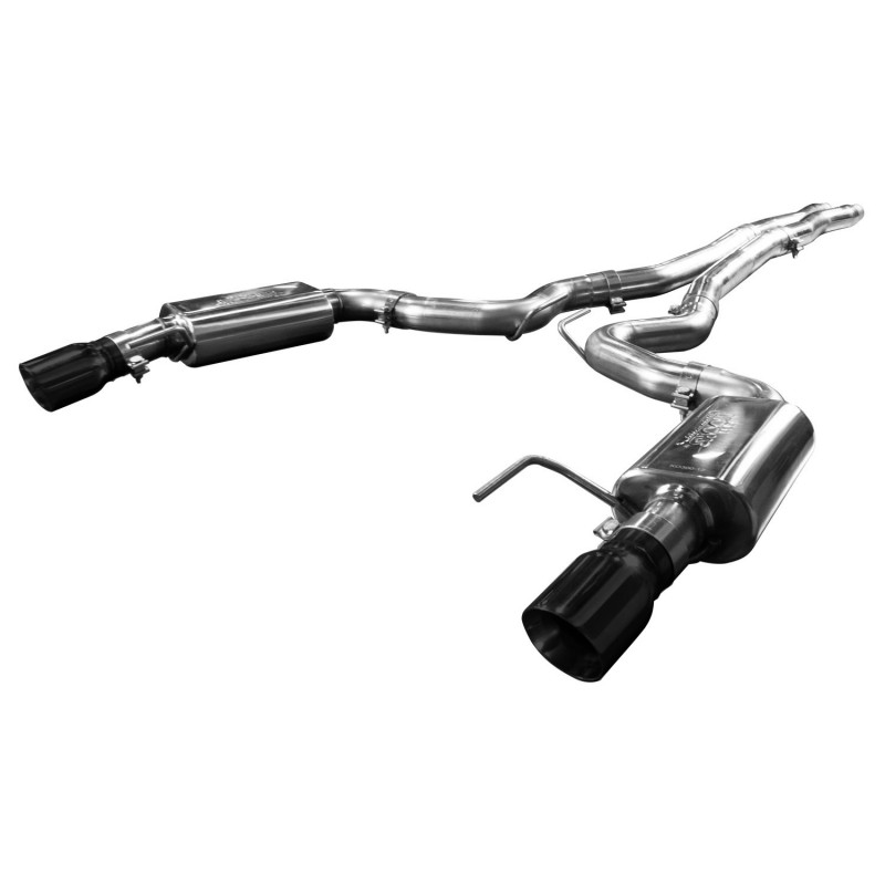 2015+ Ford Mustang GT 5.0L V8 Kooks OEM to 3" Cat Back Exhaust w/ X-Pipe & Black Tips