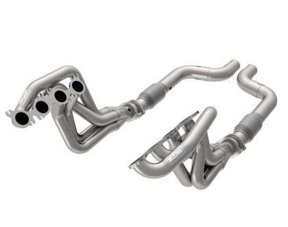 2020+ Ford Mustang GT500 5.2L V8 Kooks 2" Stainless Long Tube Headers w/Green Catted Connection Pipes