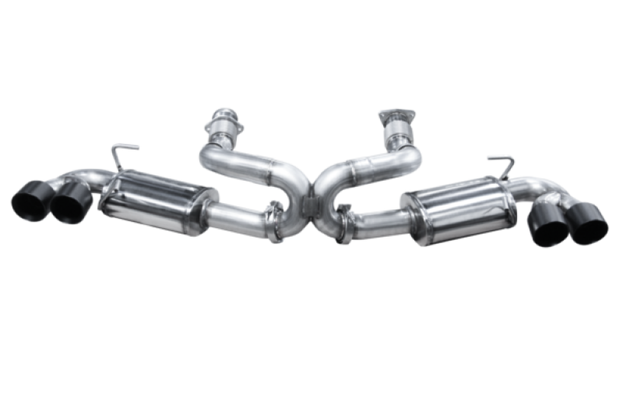 2020+ C8 Corvette American Racing Headers R/T Catcback Exhaust System w/Polished Tips