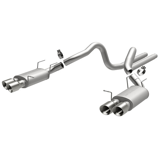 2013+ Ford Mustang Shelby GT500 Magnaflow Street Series Catback Exhaust System w/Polished Tips