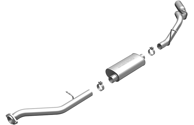 1999-2002 Chevy/GMC 1500 Magnaflow 3" Catback Exhaust System w/Side Rear Exit Exhaust Tip - Std. Cab - Regular Box