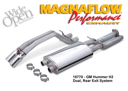 2003-2006 H2 Magnaflow Catback Exhaust System (Dual Rear Exit Tips)