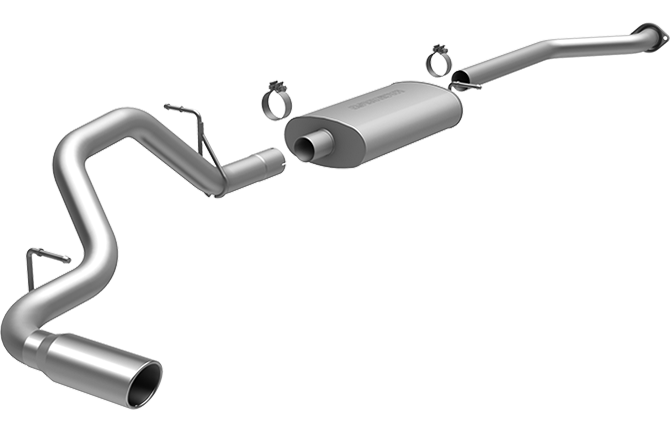 2003-2007 Chevy/GMC 1500 Magnaflow 3" Catback Exhaust System w/Side Rear Exit Exhaust Tip - Ext. Cab - Regular Box