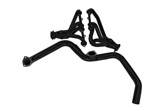 86-92 Fbody V8 Flowtech 1 1/2" Mid Length Headers w/Single Cat - Painted