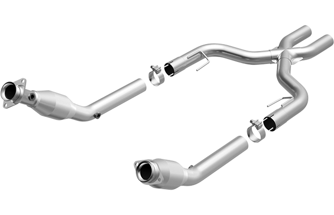 2007-2009 Ford Mustang GT500 Magnaflow Direct Fit Xpipe w/Catalytic Converters