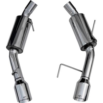 2010 Ford Mustang GT/GT500 Steeda Stainless Steel Cat-Back Exhaust System
