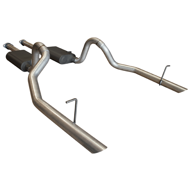 1994-1997 Ford Mustang GT Flowmaster American Thunder Aluminized Exhaust System