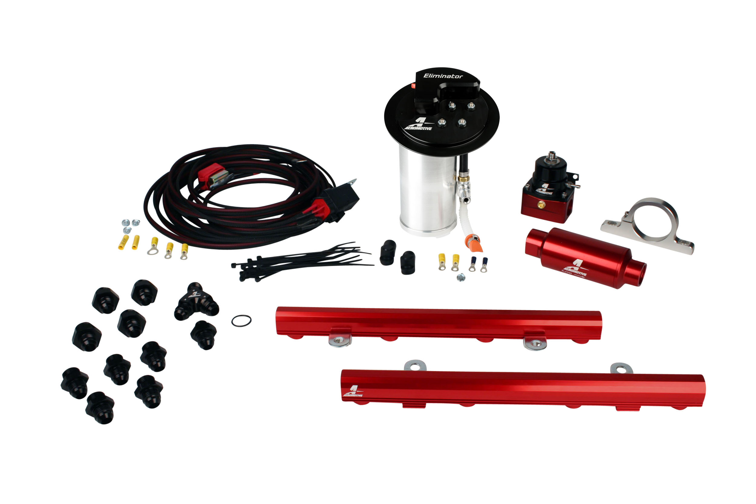 2010-2017 Ford Mustang GT Aeromotive Stealth A1000 Race Fuel System w/5.0L 4 Valve Fuel Rail