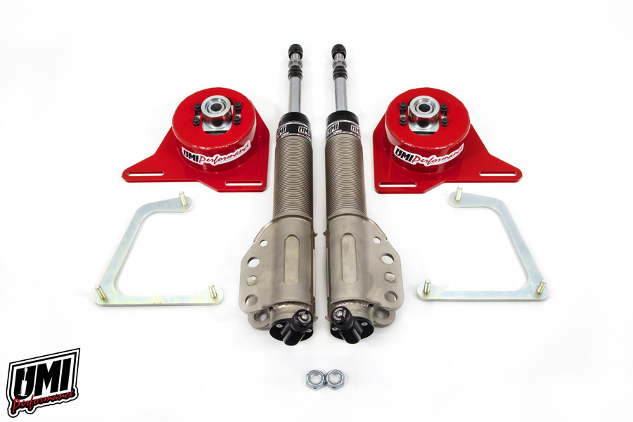 82-92 Fbody UMI Performance Front Double Adjustable Strut Kit - Race/Street w/Caster/Camber Plates
