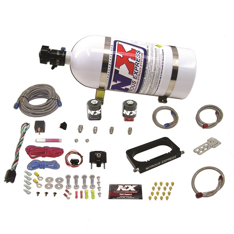 1996-2004 Ford Mustang Cobra/Mach 1 Nitrous Express Plate System 35-300hp - 5lb Bottle