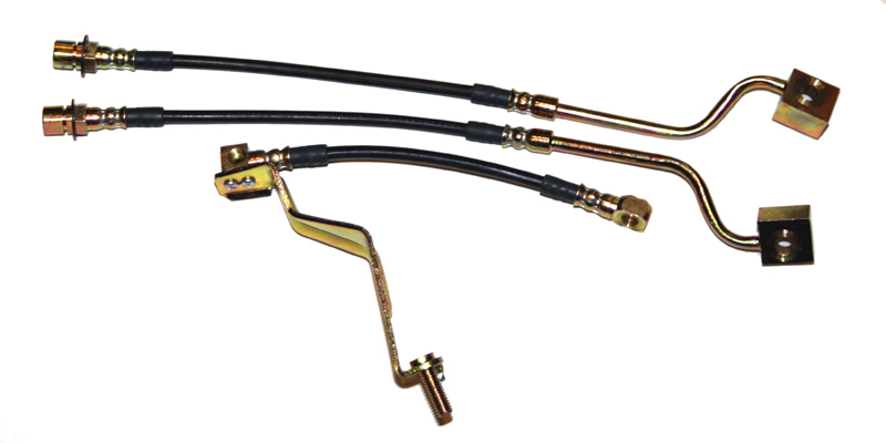 1987-1993 Ford Mustang J&M Products Front & Rear Stainless Steel Brake Lines