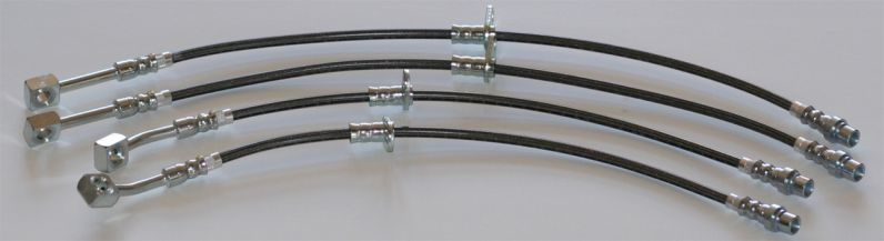 2010+ Camaro J&M Products Stainless Steel PTFE Lined Brake Hose Kit - Front Only