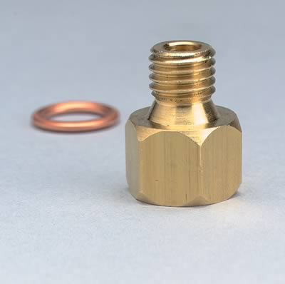 Auto Meter 12mm x 1.5 Male to 1/8" NPT Female Adapter
